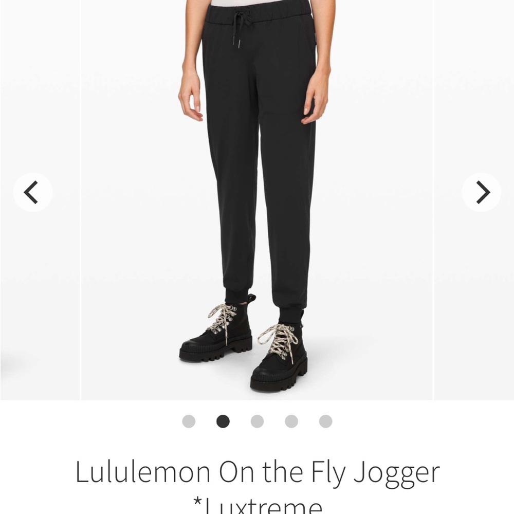 Lululemon luxtreme* on the fly jogger
